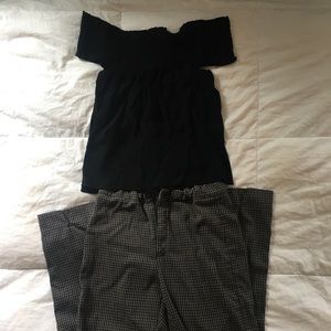 Brandy Melville Outfit (Top and Trousers)